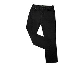 Lauren Ralph Lauren Green Label Black Jeans Classic Straight‎ Women’s Size 6